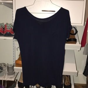 navy gap tee